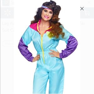 WOMENS AWESOME 80S SKI SUIT COSTUME